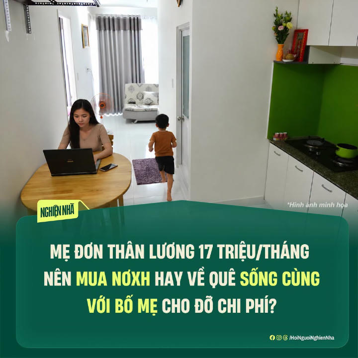 CÓ 400 TRIỆU, MẸ ĐƠN THÂN NÊN MUA NHÀ Ở XÃ HỘI HAY VỀ QUÊ? BÀI TOÁN SỐNG CÒN TRONG MÙA LÃI SUẤT THẢ NỔI